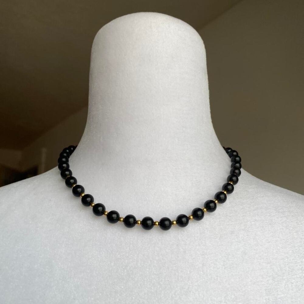 Vintage signed monet black